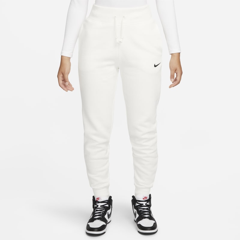 Nike Sportswear Phoenix Fleece Women's High-Waisted Joggers - White