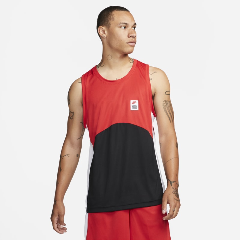 Męska koszulka do koszykówki Nike Dri-FIT Starting 5 - Czerwony