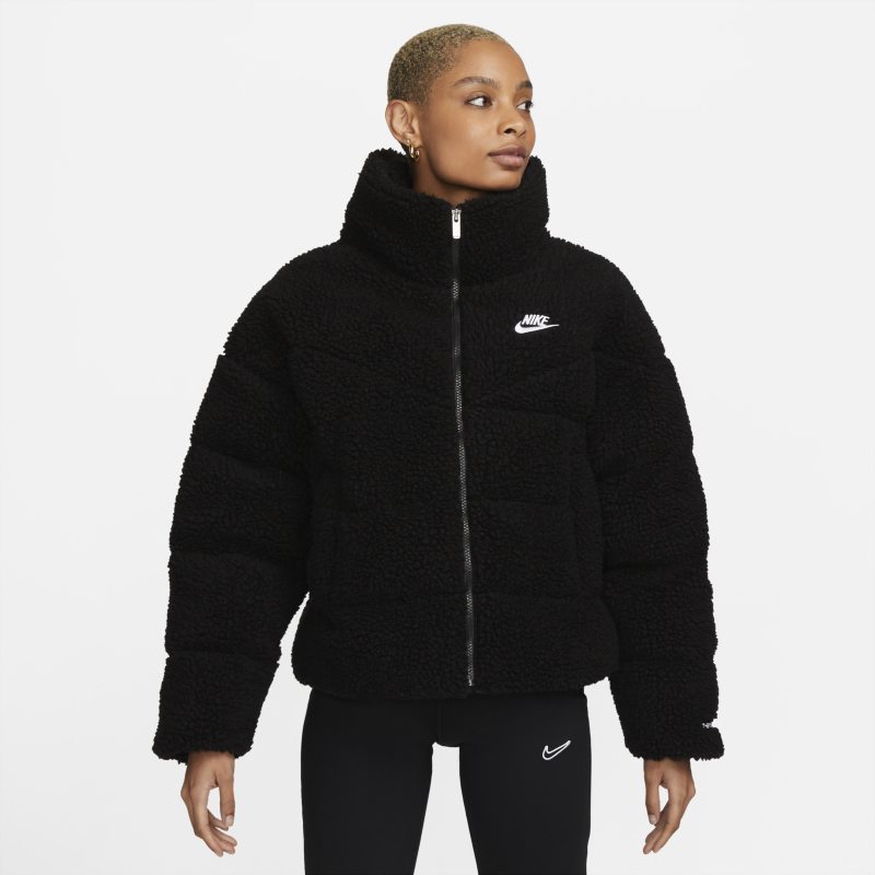 Nike Sportswear Therma-FIT City Series Women's Synthetic Fill High-Pile Fleece Jacket - Black
