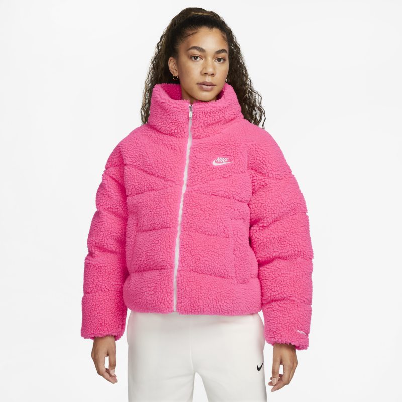 Nike Sportswear Therma-FIT City Series Women's Synthetic Fill High-Pile Fleece Jacket - Pink