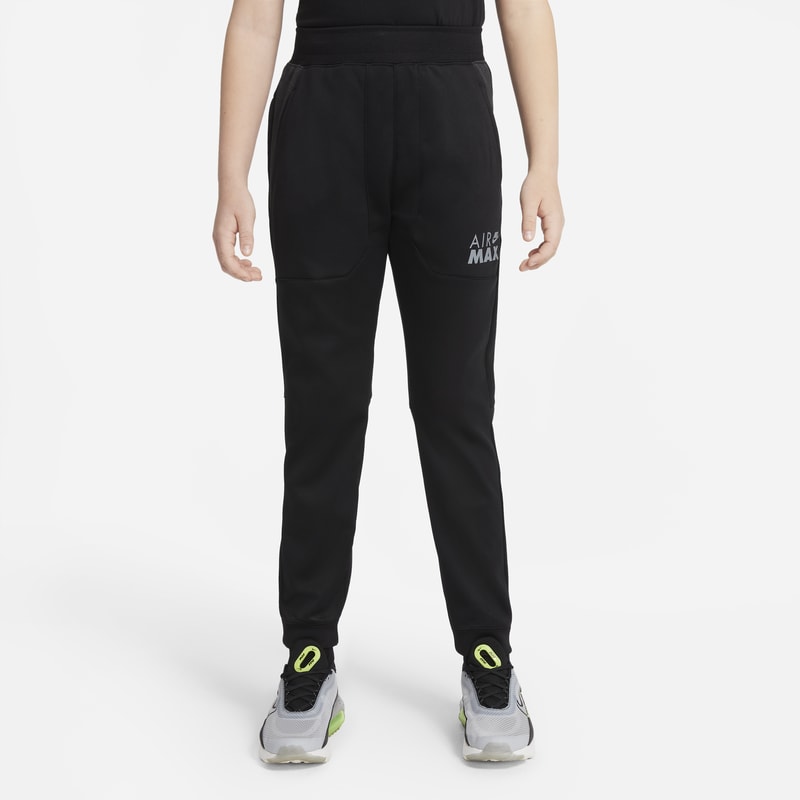Joggingbyxor Nike Sportswear Air Max Therma-FIT i fleece för ungdom (killar) - Svart