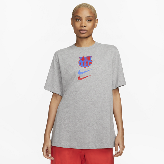 FC Barcelona fotball-T-skjorte til dame - Grey