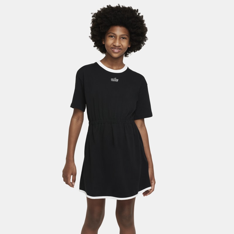 Sukienka dla dużych dzieci (dziewcząt) Nike Sportswear Icon Clash - Czerń