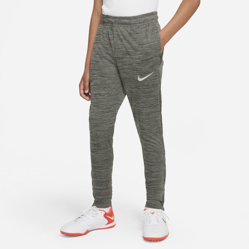 Piłkarskie spodnie dresowe dla dużych dzieci Nike Dri-FIT - Brązowy