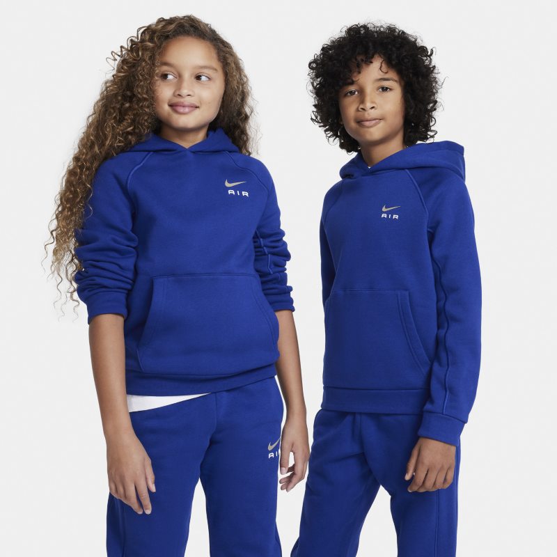 Nike Air Older Kids' Pullover Hoodie - Blue