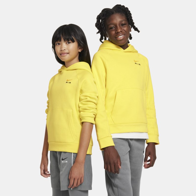 Nike Air Older Kids' Pullover Hoodie - Yellow