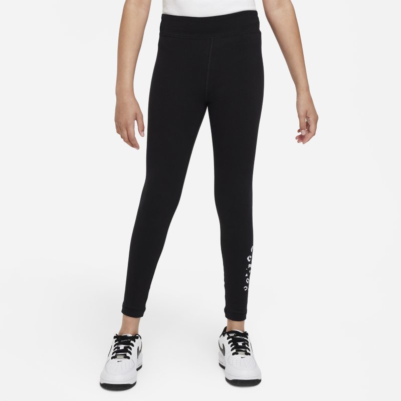 Nike Sportswear Icon Clash Essential Older Kids' (Girls') Mid-Rise Leggings - Black