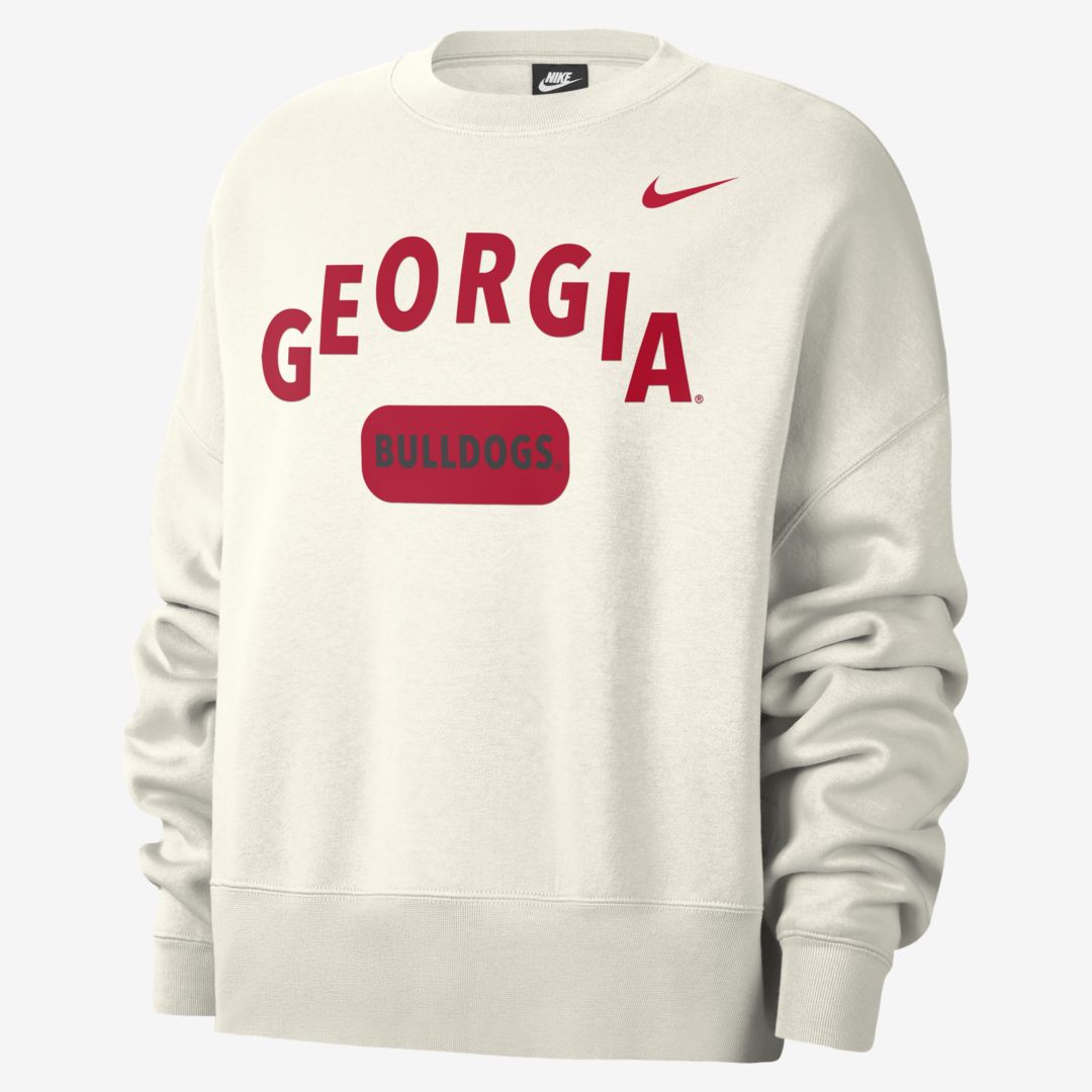 Nike Women's College Everyday Campus (georgia) Sweatshirt In Grey