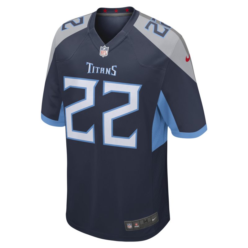Spelartröja NFL Tennessee Titans (Derrick Henry) för män - Blå
