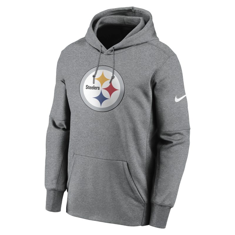 Nike Therma Prime Logo (NFL Pittsburgh Steelers) Sudadera con capucha - Hombre - Gris Nike