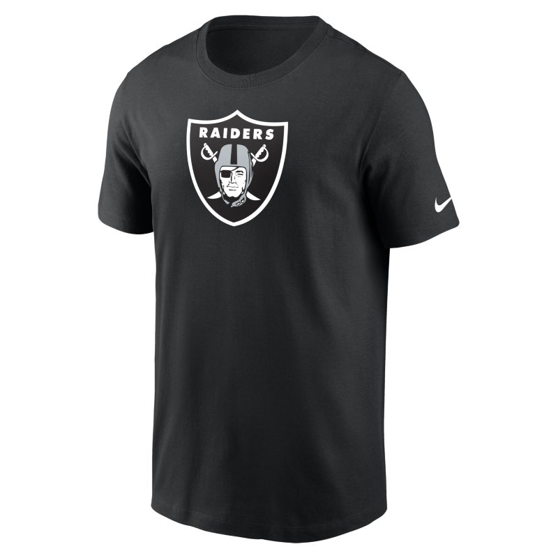 T-shirt Nike Logo Essential (NFL Las Vegas Raiders) för män - Svart