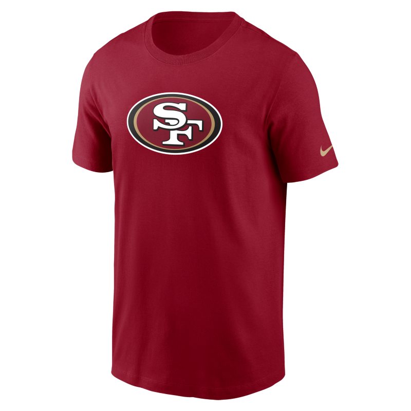 T-shirt Nike Logo Essential (NFL San Francisco 49ers) för män - Röd