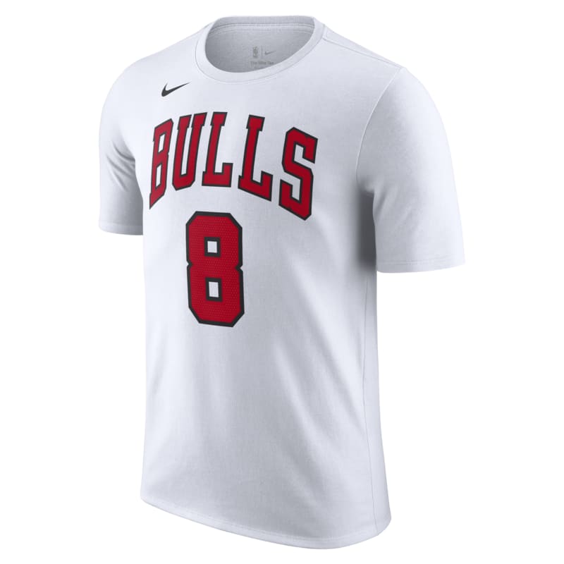 T-shirt męski NBA Nike Chicago Bulls - Biel