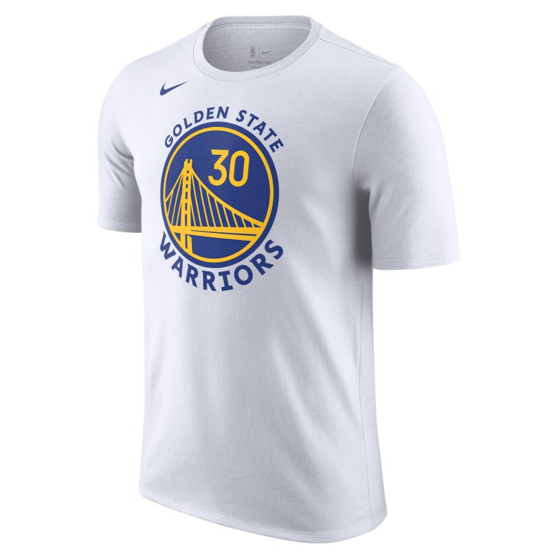 NBA-t-shirt Golden State Warriors Nike för män - Vit