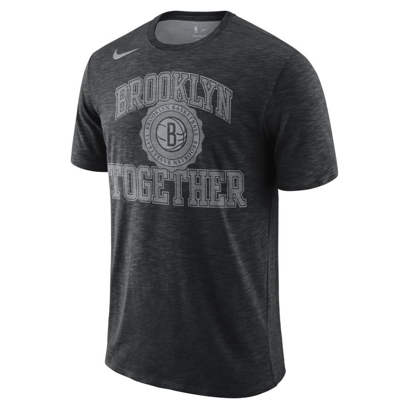 Brooklyn Nets Mantra Men's Nike Dri-FIT NBA T-Shirt - Black