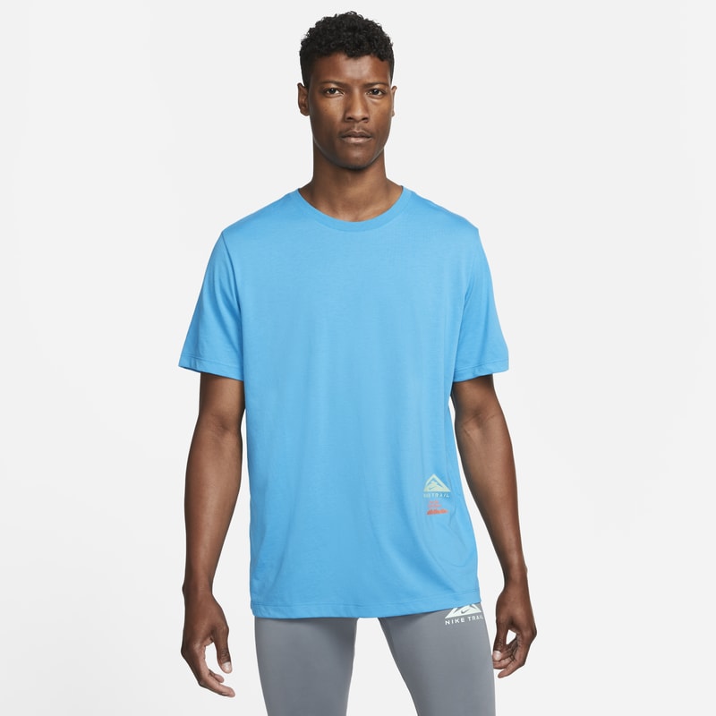 T-shirt do biegania w terenie Nike Dri-FIT - Niebieski