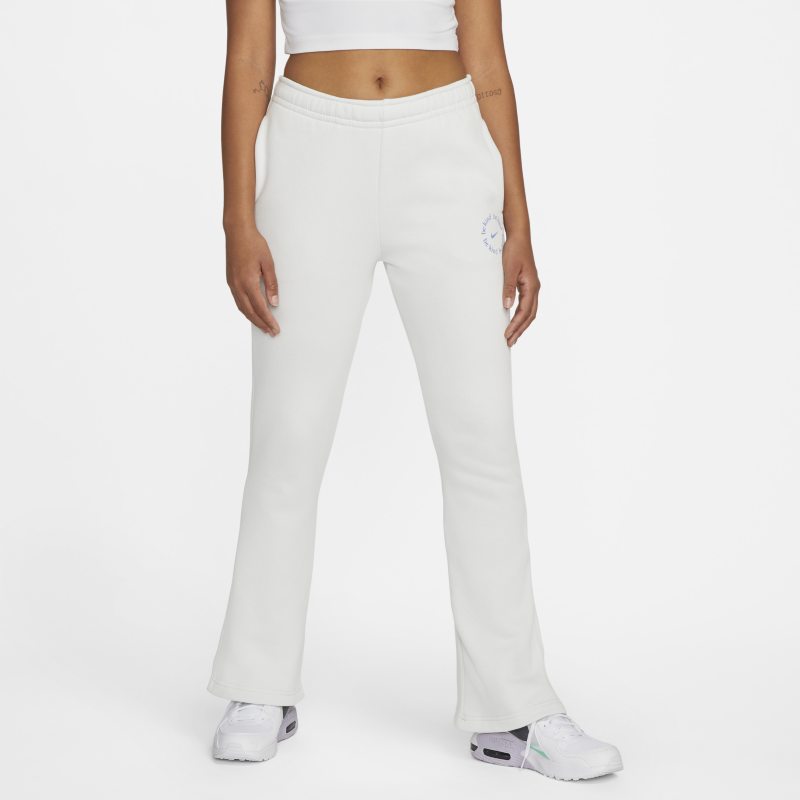 Nike Sportswear Essential Pantalón de chándal acampanado de tejido Fleece - Mujer - Gris Nike