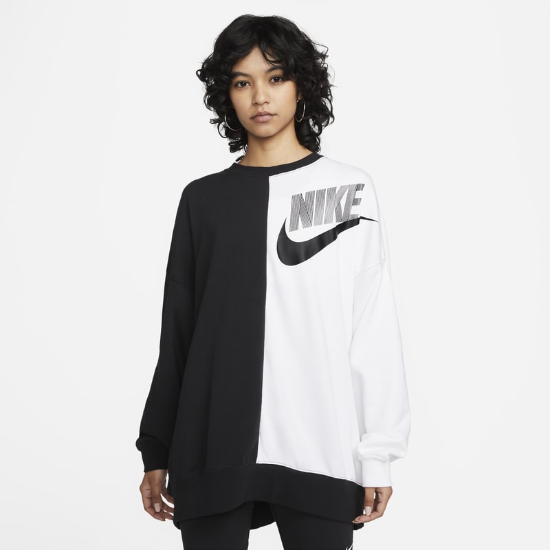 Bluza dresowa z dzianiny do tańca o dodatkowo powiększonym kroju Nike Sportswear - Czerń