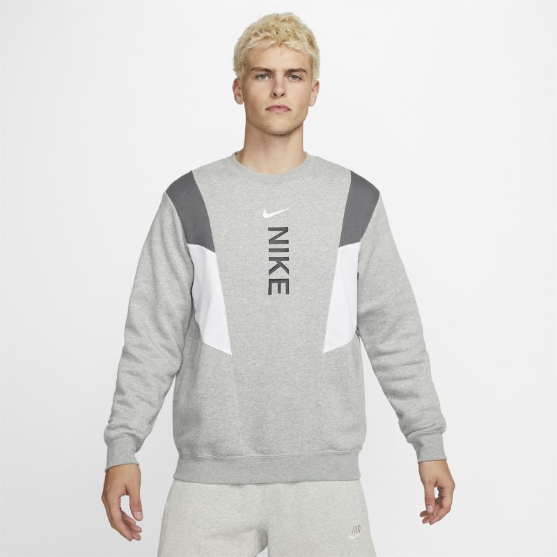 Nike Sportswear Hybrid Men's Fleece Sweatshirt - Grey