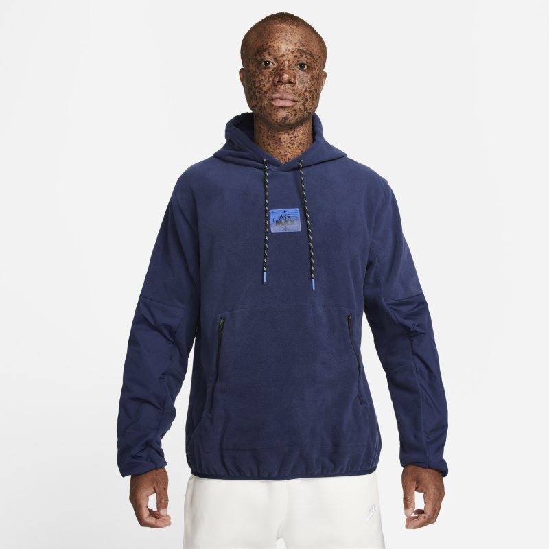 Męska dzianinowa bluza z kapturem Nike Sportswear Air Max - Niebieski