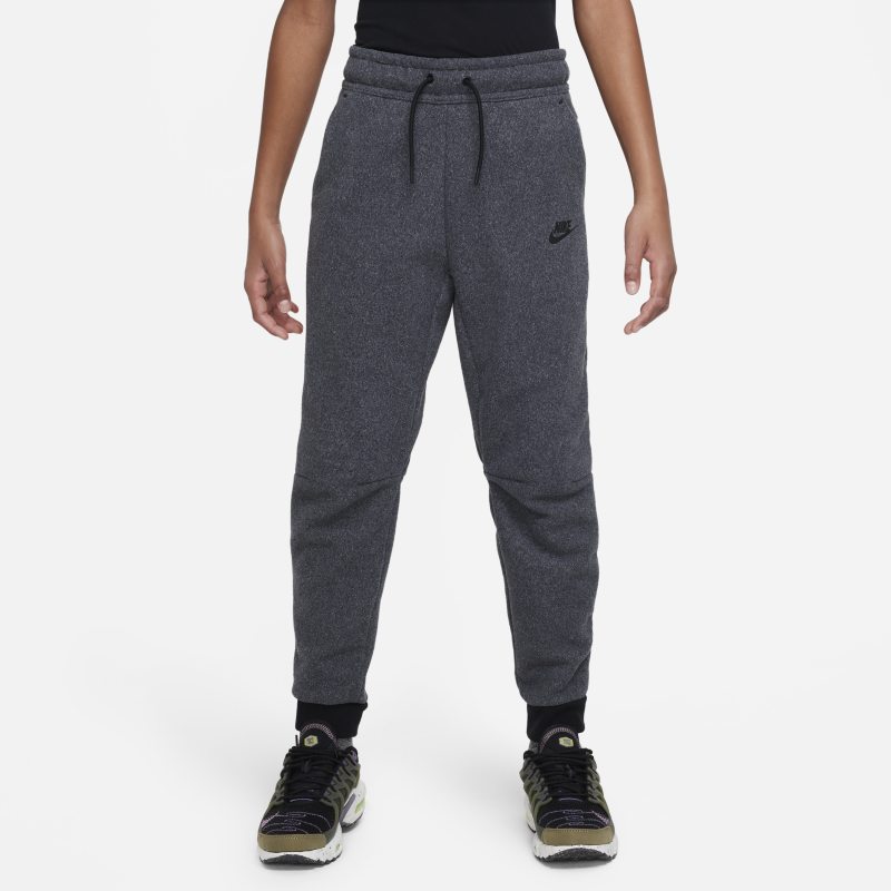 Spodnie zimowe dla dużych dzieci (chłopców) Nike Sportswear Tech Fleece - Czerń
