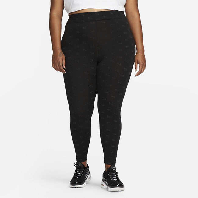 Nike Air leggings med høyt liv til dame - Black