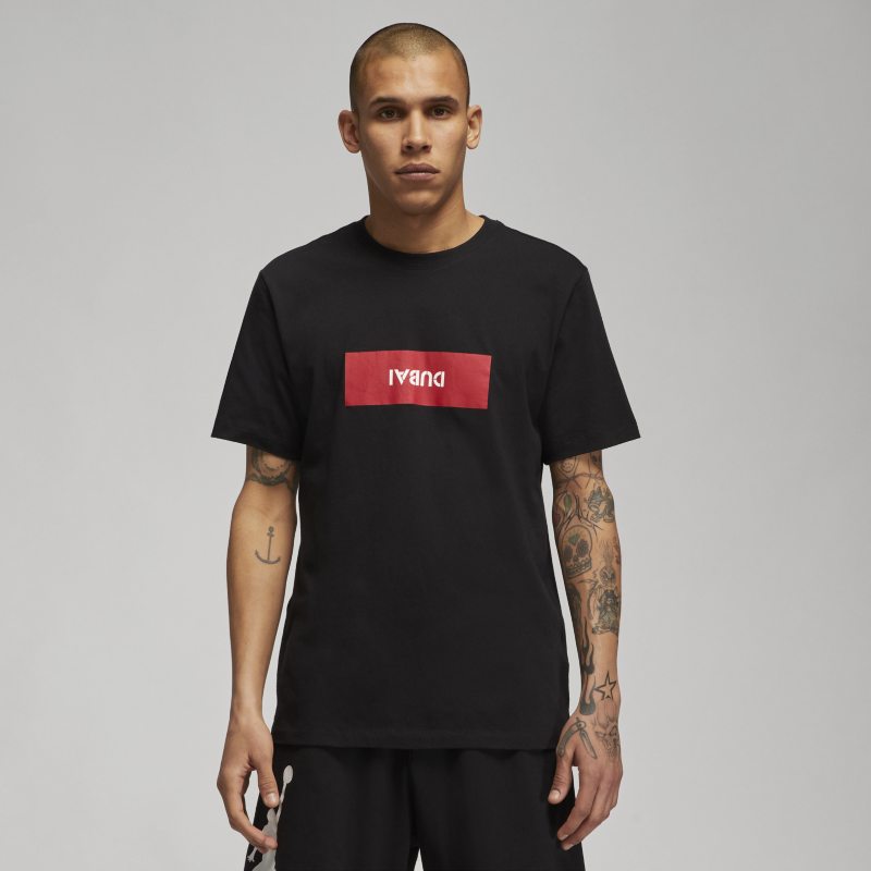 Jordan 'Dubai' Stencil Men's T-Shirt - Black