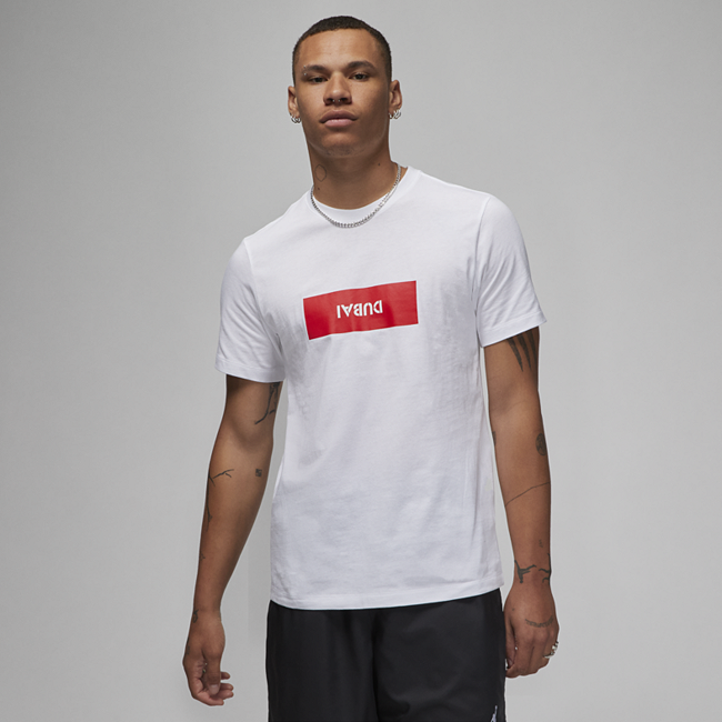Jordan «Dubai» Stencil T-skjorte til herre - White