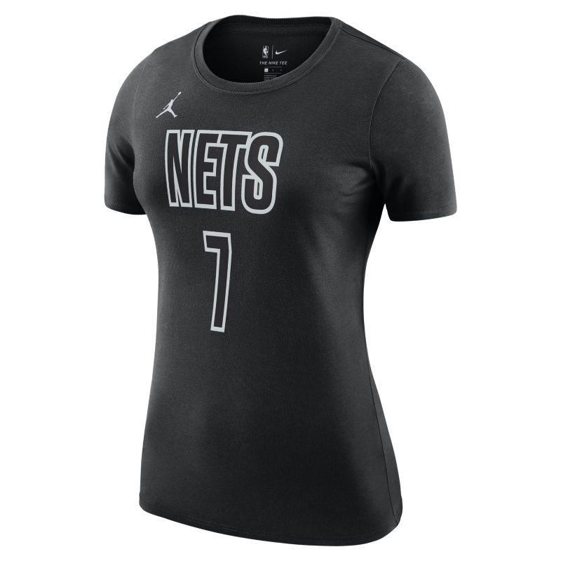 Brooklyn Nets Essential Statement Edition Women's Jordan NBA T-Shirt - Black