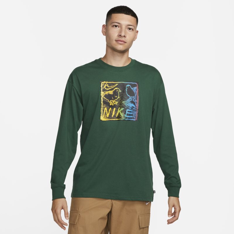 Nike SB Men's Long-Sleeve Skate T-Shirt - Green