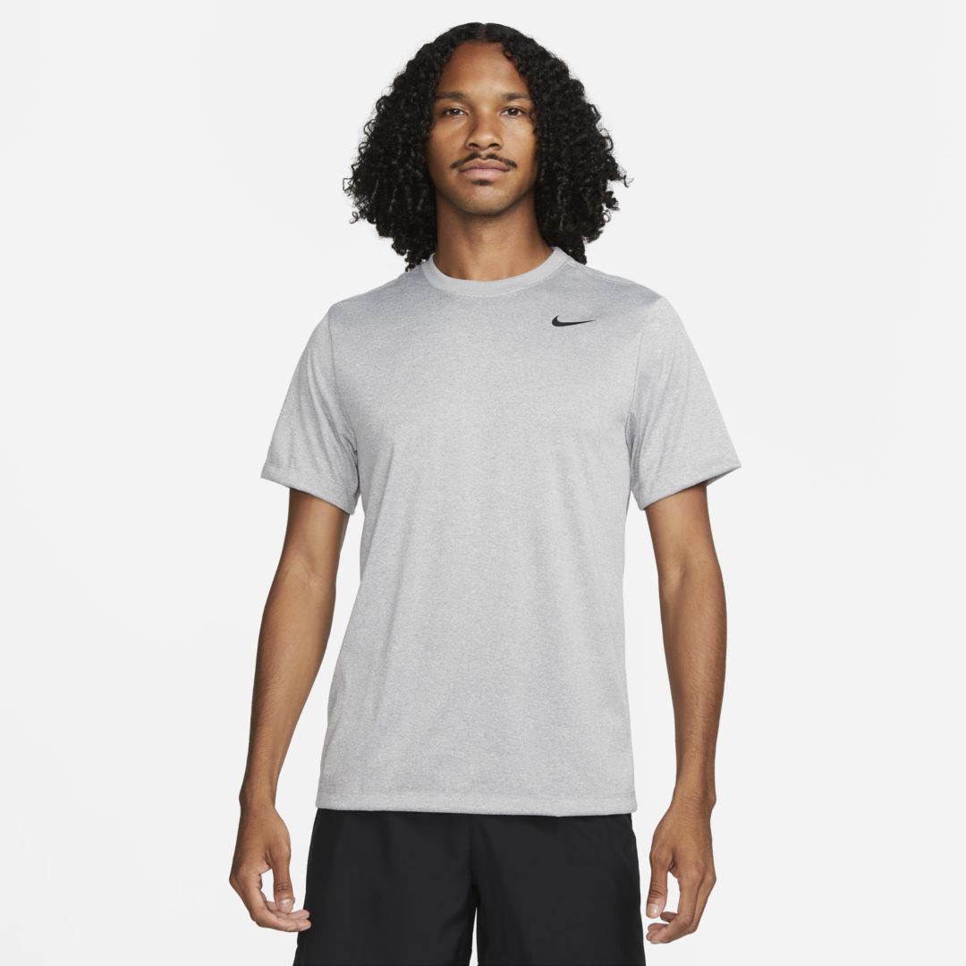 Shop Nike Men's Dri-fit Legend Fitness T-shirt In Grey