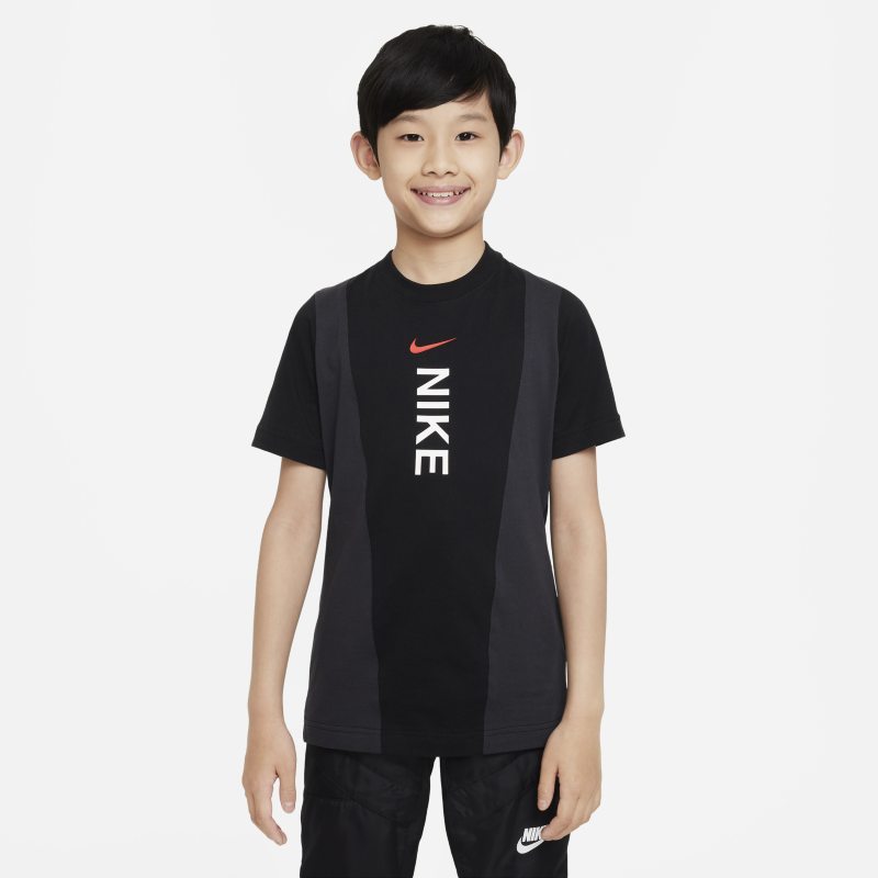 Nike Sportswear Hybrid Older Kids' (Boys') Top - Black
