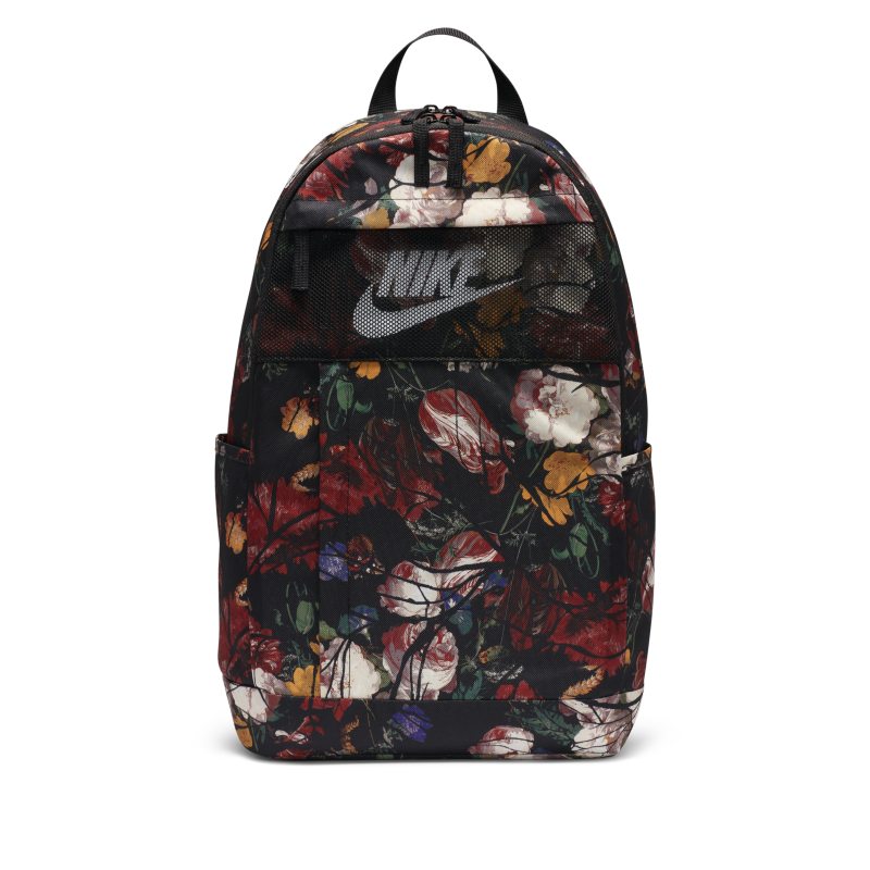 Plecak z kwiatowym wzorem Nike (21 l) - Czerń