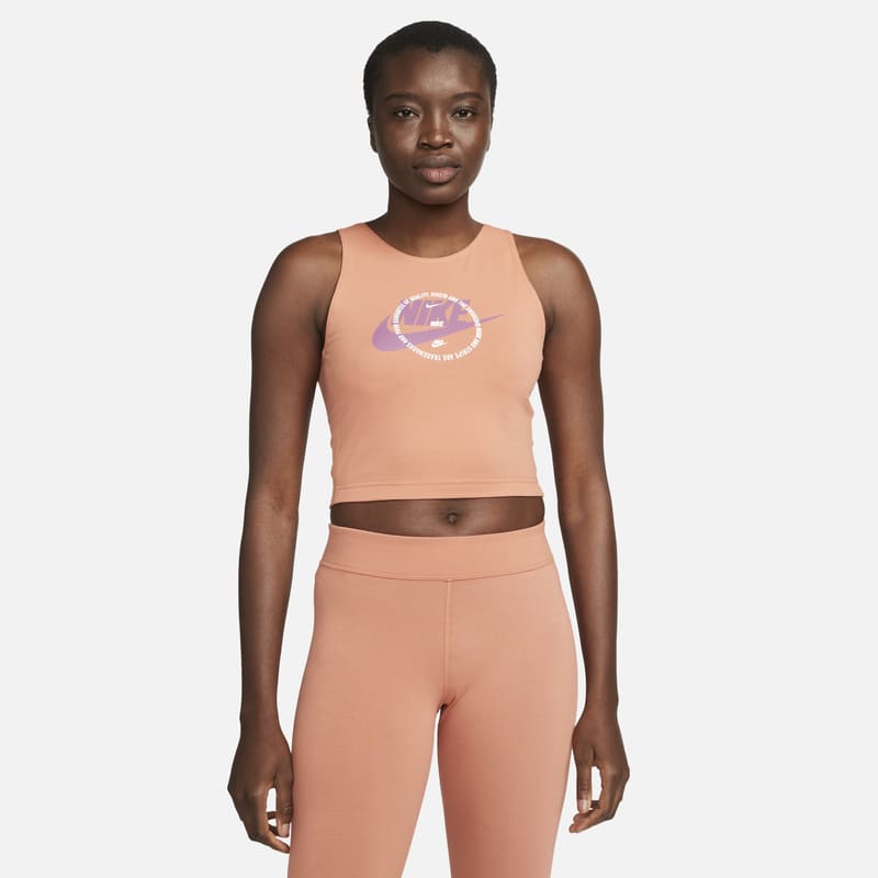 Damska koszulka Nike Sportswear - Pomarańczowy