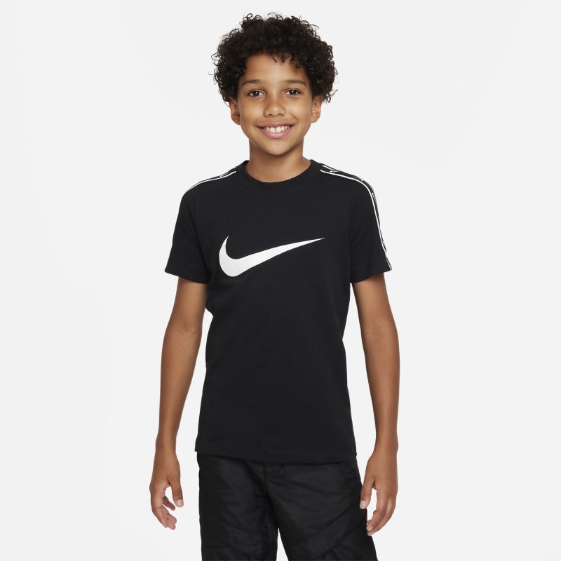 Nike Sportswear Repeat Older Kids' (Boys') T-Shirt - Black