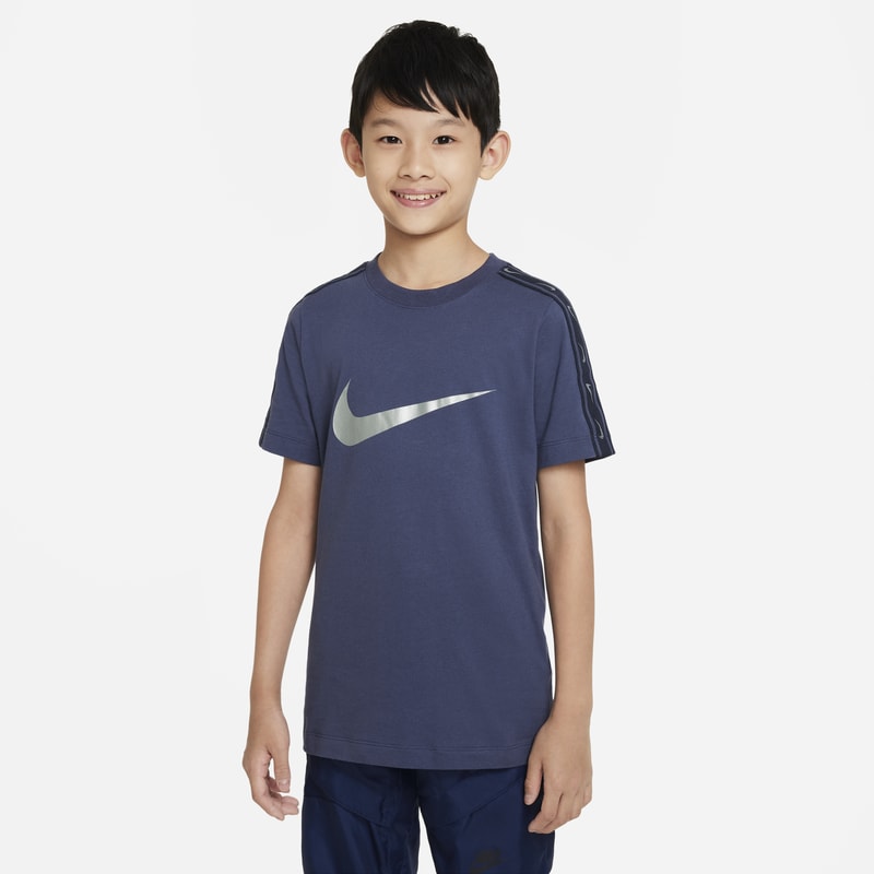 Nike Sportswear Repeat Older Kids' (Boys') T-Shirt - Blue