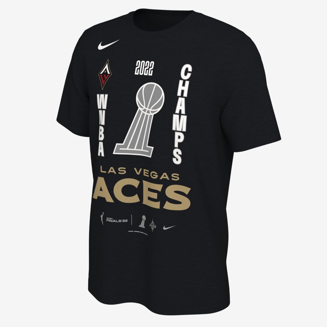 Nike Las Vegas Aces  Men's Wnba T-shirt In Black