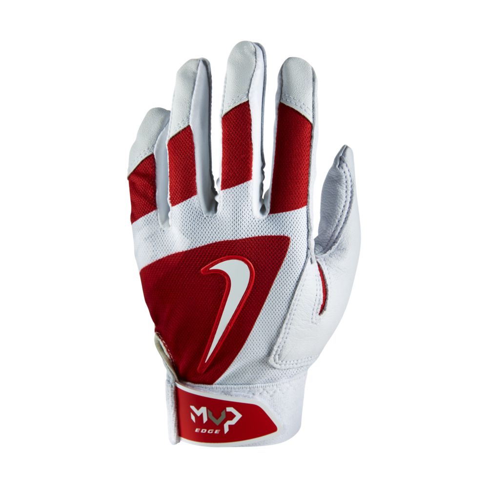 Nike MVP Edge Big Kids' Baseball Batting Gloves Size Large (Red) | Shop Your Way: Online 