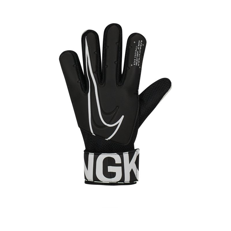 Nike Jr. Match Goalkeeper Kids' Football Gloves - Black