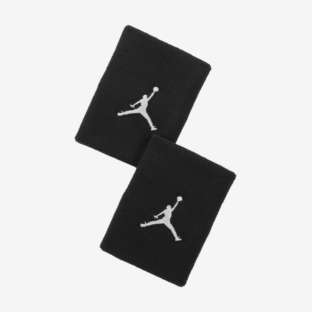 Jordan Jumpman Wristbands In Black,white