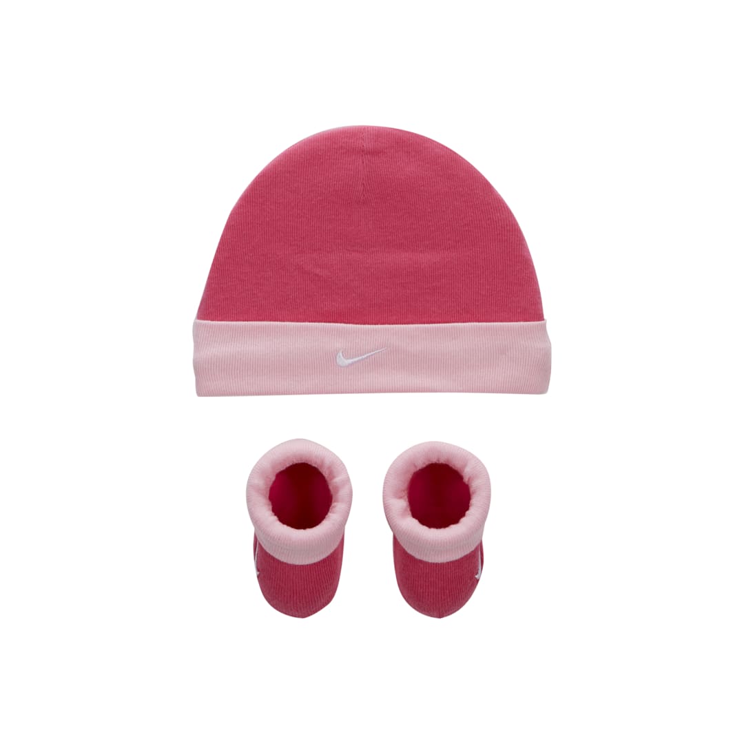 NIKE BABY (0-6M) HAT AND BOOTIES SET,13062737