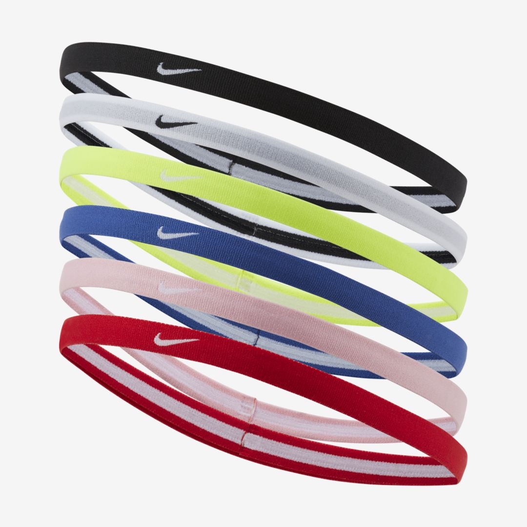 Nike Swoosh Big Kids' Headband (6-pack) In Multicolor