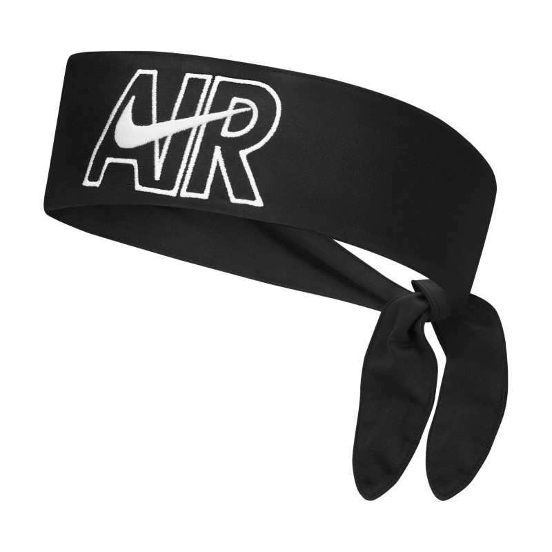 Bandeau fin à nouer à motif Nike Air pour Femme - Noir