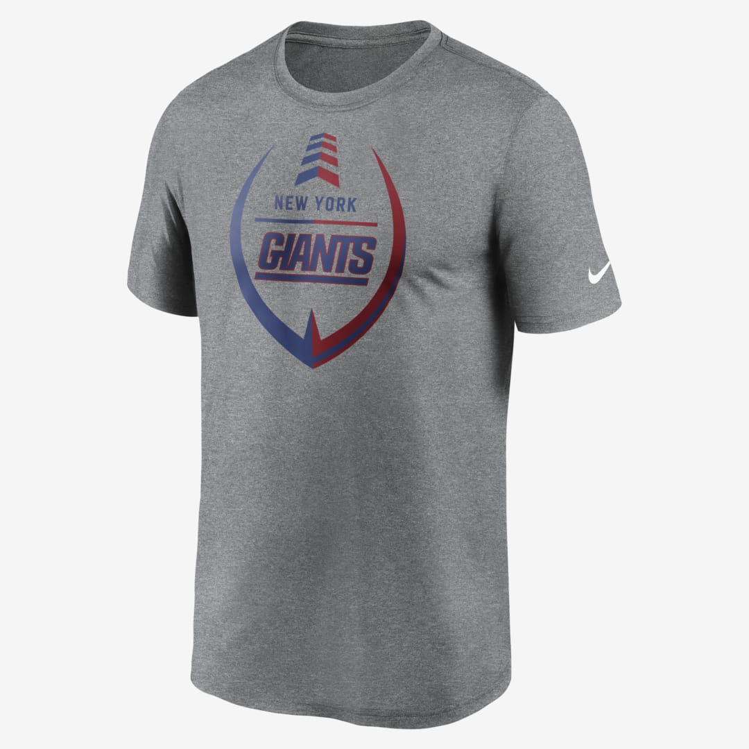 Shop Nike Men's Dri-fit Icon Legend (nfl New York Giants) T-shirt In Grey