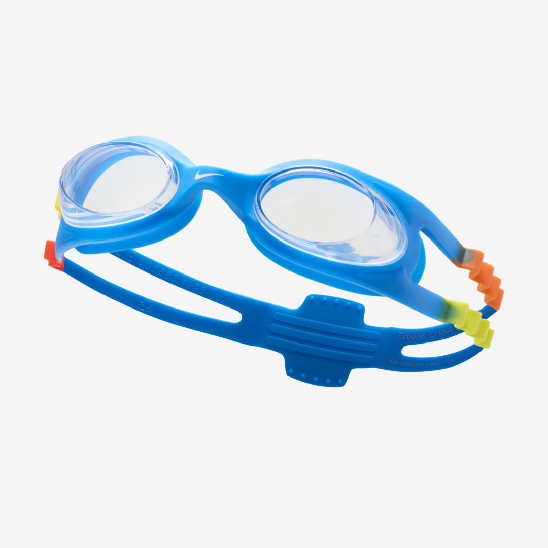 Nike Easy Fit Little Kids' Swim Goggles In Clear Blue