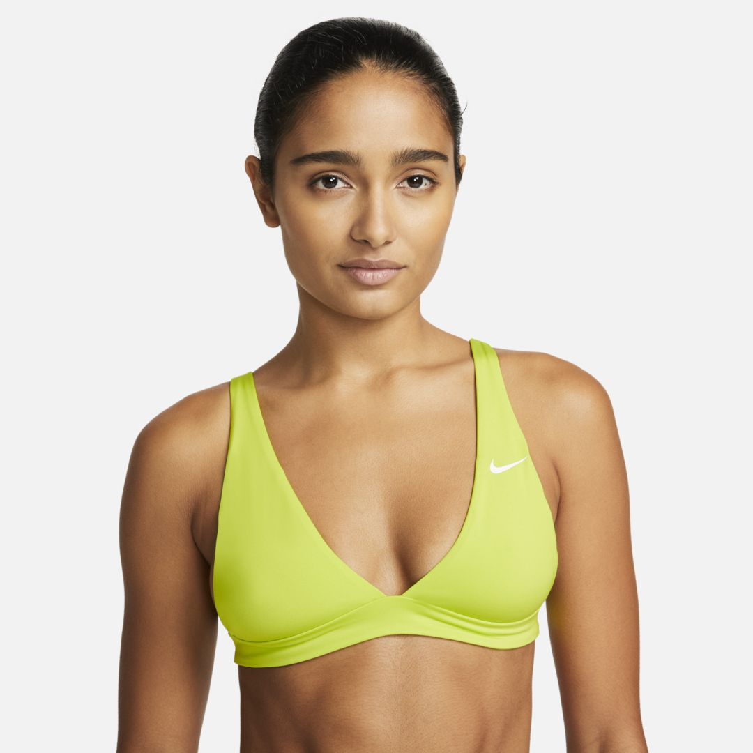 Nike Essential Women's Bralette Bikini Top In Atomic Green