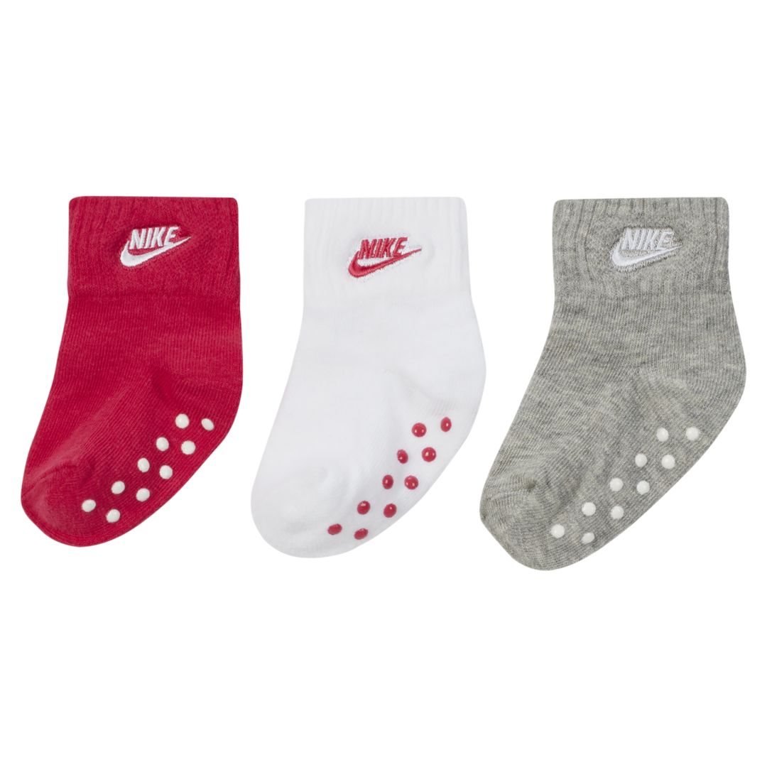 Nike Babies' Toddler Gripper Ankle Socks In Multicolor