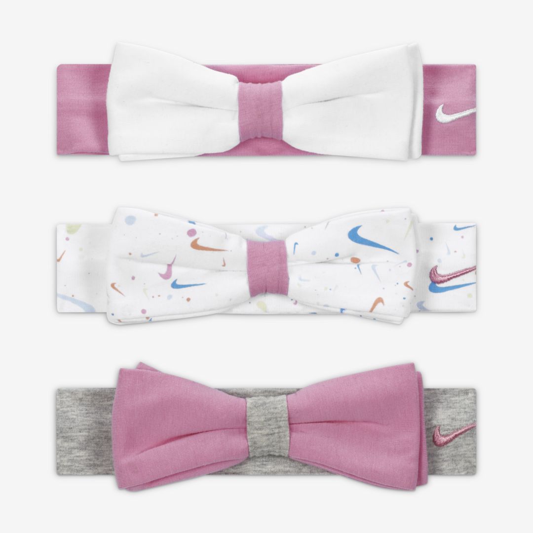 Nike Baby Headbands (3-pack) In White
