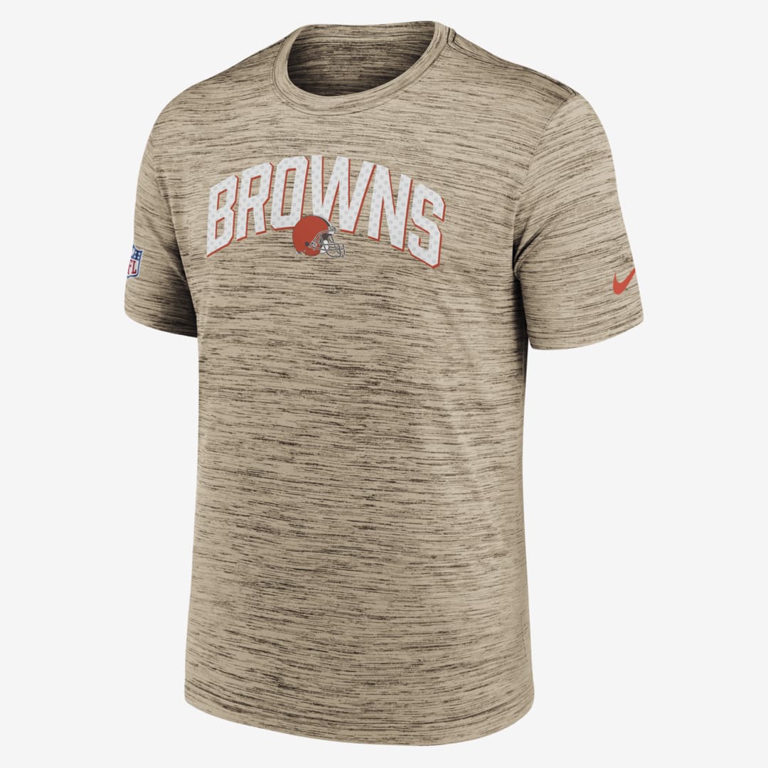 Shop Nike Men's Dri-fit Velocity Athletic Stack (nfl Cleveland Browns) T-shirt