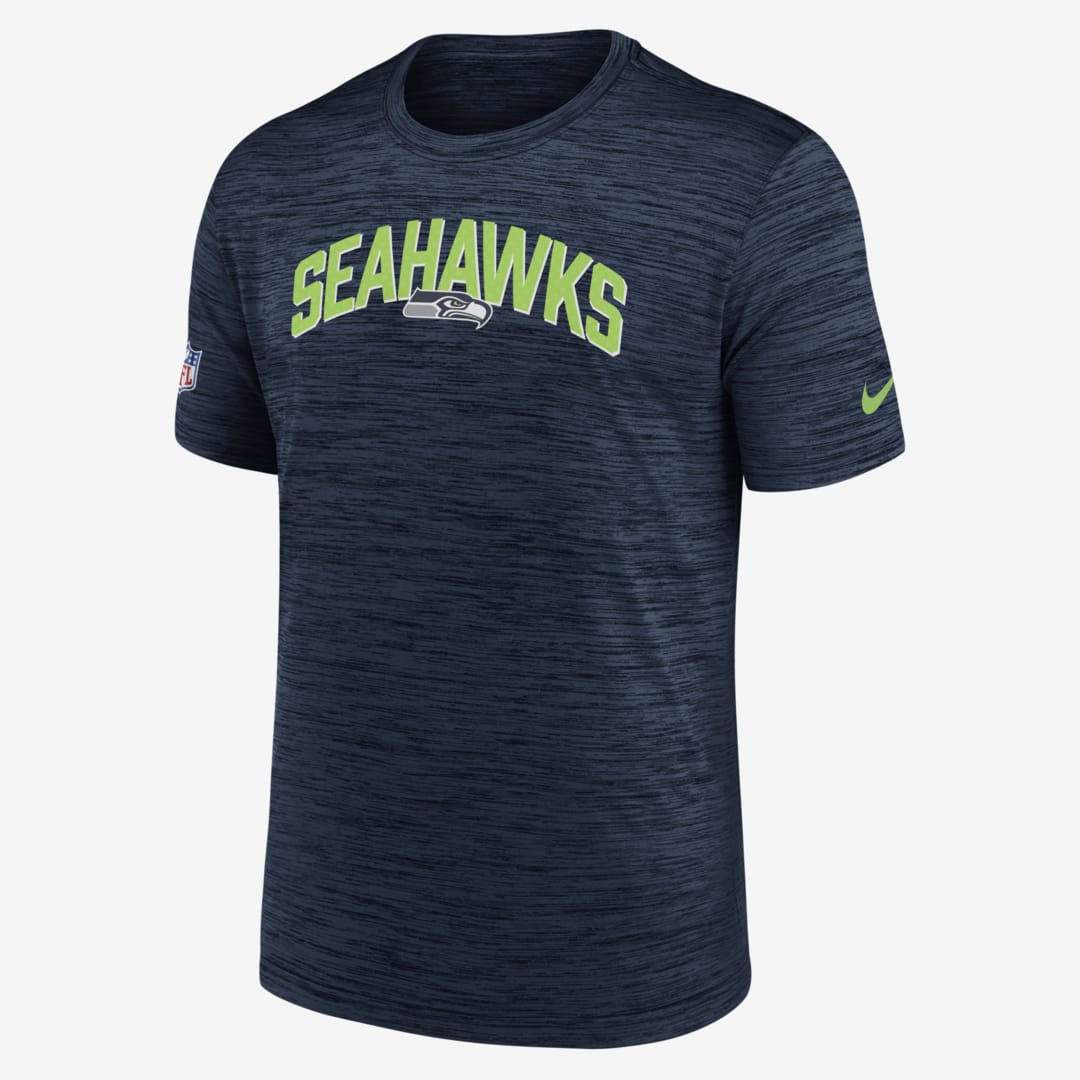 Shop Nike Men's Dri-fit Velocity Athletic Stack (nfl Seattle Seahawks) T-shirt In Blue